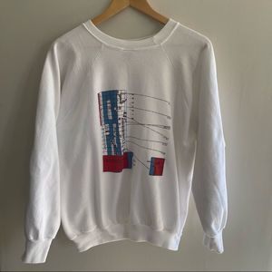 Rare Vintage University of Texas Arlington architecture crewneck sweater.